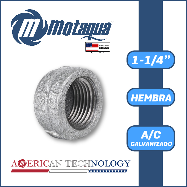 TAPA A/C GALVANIZADA SERIE VAR MOD. H 1-1/4"