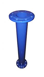 TUBO COLUMNA A/C ASTM A53 SCH40 BRIDADA SERIE ISA MOD.  8" X 0,50MTS