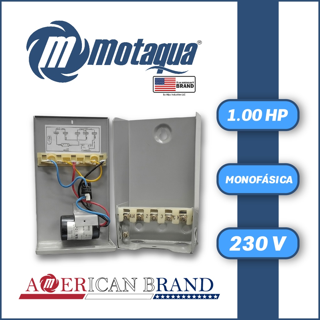 CAJA ARRANCADORA MOTAQUA MF SERIE   MTS MOD. MCB2010  1,00HP 1PH/230V