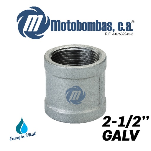 [3865ISA-8500020200-0000] ANILLO NPT A/C GALVANIZADO SERIE VAR MOD. 2-1/2" GALV