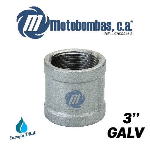 [3865ISA-8500020300-0000] ANILLO NPT A/C GALVANIZADO SERIE VAR MOD. 3" GALV