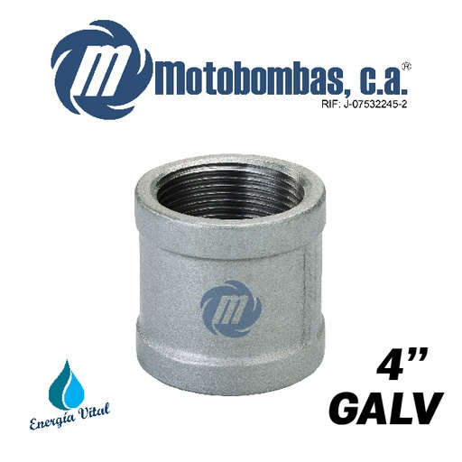 [3865ISA-8500020400-0000] ANILLO NPT A/C GALVANIZADO SERIE VAR MOD. 4" GALV