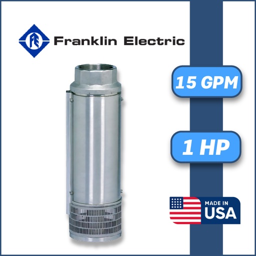 [5545FRA-15LD1P4-PE] CUERPO DE BOMBA SUMERGIBLE FRANKLIN 15LD1P4-PE 1HP SCHAEFER
