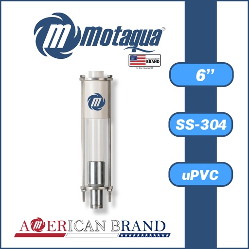 [5965MKD-GUARDABOMSS600-SS304] GUARDA BOMBA MOTAQUA MKD uPVC 6" SS-304