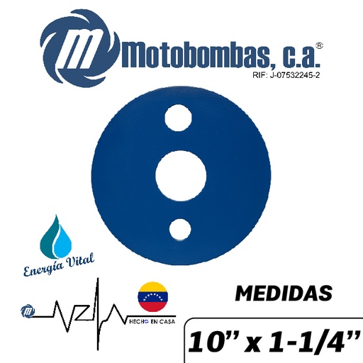 [3723ISA-85002110003] TAPA SANITARIA SERIE ISA MOD.      10" X 1-1/4"