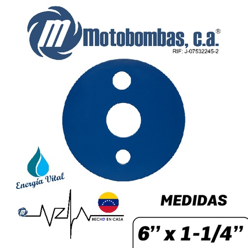 [3723ISA-8500210FBV-6003] TAPA SANITARIA SERIE ISA MOD.        6" X 1-1/4"