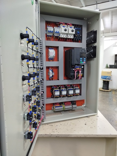 [6263MDE-GD270-011-2-AQUAFLOW] TABLERO POTENCIA Y CONTROL SISTEMA PRESION CONSTANTE  SERIE  MDE  MOD.  TMDEAQUAFLOW  PARA  2BBAS 15HP 3/230V CONTROLADO POR VARIADOR DE FRECUENCIAS INVT GD270