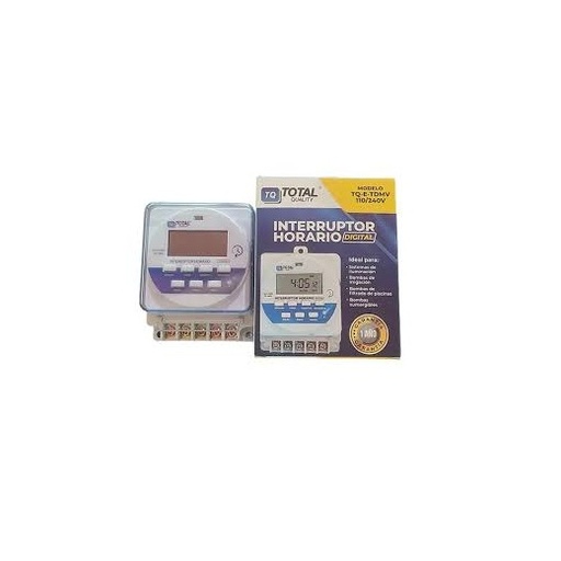 [6595TLQ-TQETDMV] INTERRUPTOR HORARIO PROGRAMABLE DIGITAL MARCA TQ MOD.  TQ-E-TDMV