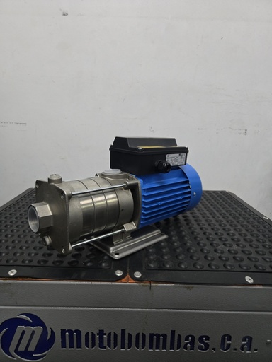 [5305MTS-2M025MCI150000-0000] BOMBA MONOBLOCK MULTIETAPAS MF MOTAQUA SERIE MTS MOD. 2M025MCI15 1,50HP 1PH/220V/60HZ/2P/3600RPM 04ET SS/SS