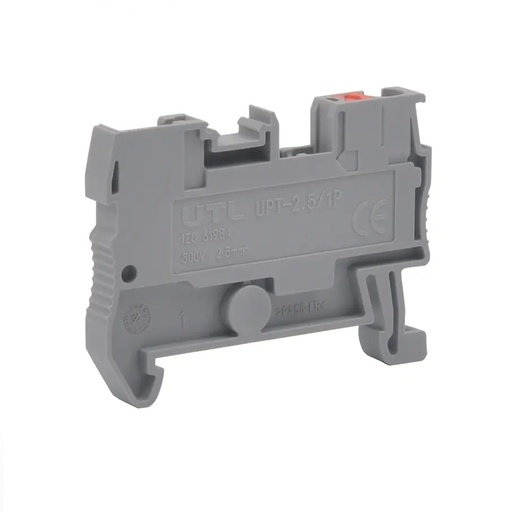 [6935CHT-JU1-4-UTL] BORNE SIMPLE MARCA UTL  MOD. JU1-4 UTL  4mm2 GRIS 