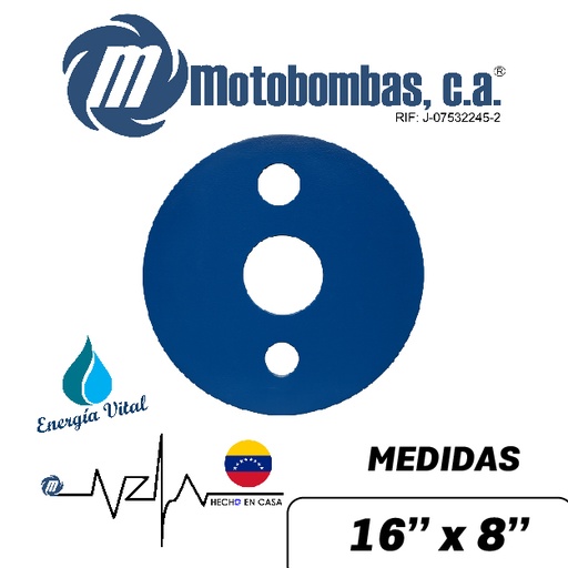 [3723ISA-] TAPA SANITARIA SERIE ISA MOD. 16" X 8"